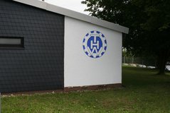 Unterkunft mit THW Zeichen